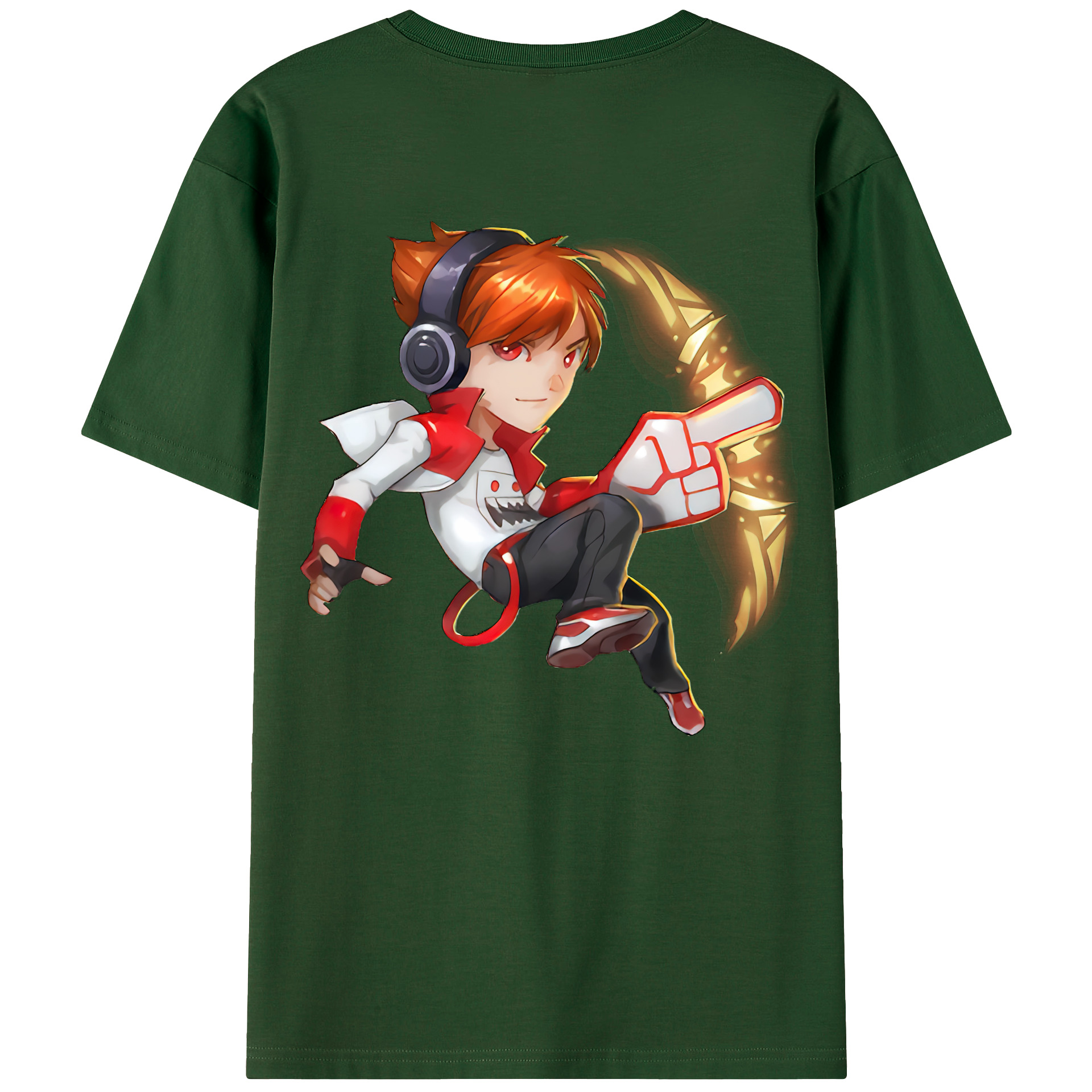 リーグ・オブ・レジェンド League of Legends LOL 綿100％半袖Tシャツ（背面プリント）